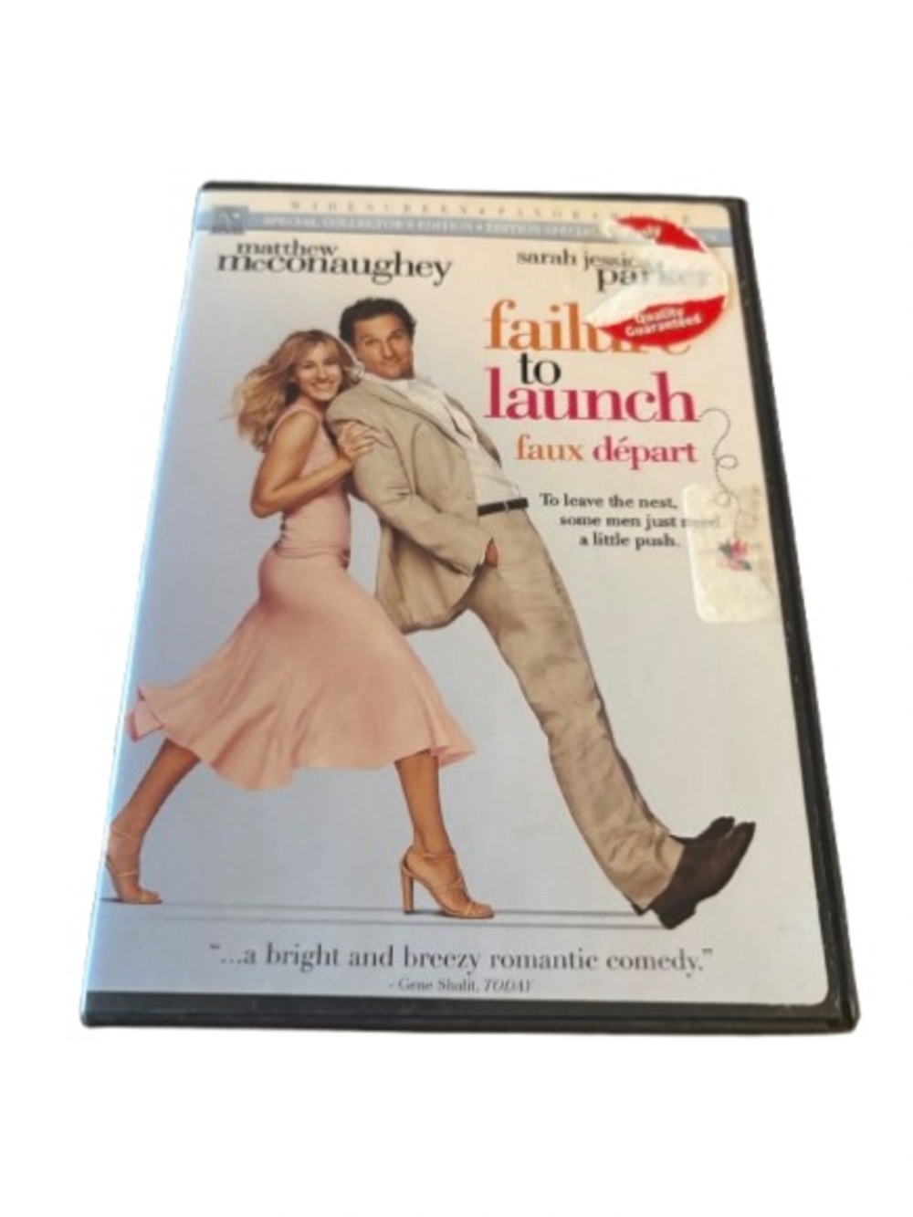 Failure to Launch DVD Matthew McConaughey Sarah Jessica Parker